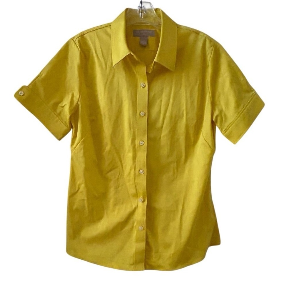 Banana Republic Yellow Button Down Shirt